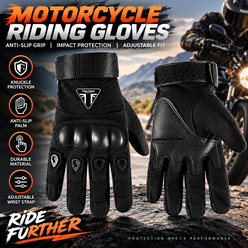 Riding Gear - For TRIUMPH Motorcycle Accessories Gloves Safety