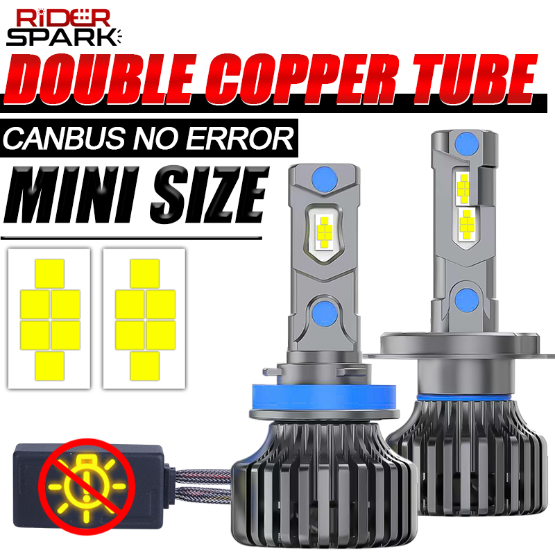 Universal Motorcycle Led Headlight Projector - H7 H11 Led Canbus Car Headlight