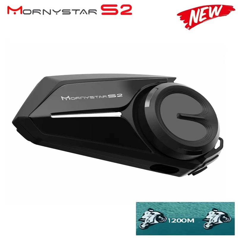 Mornystar S2 Helmet Headset Mo - Universal Motorcycle Helmet Intercom Headset recension och pris
