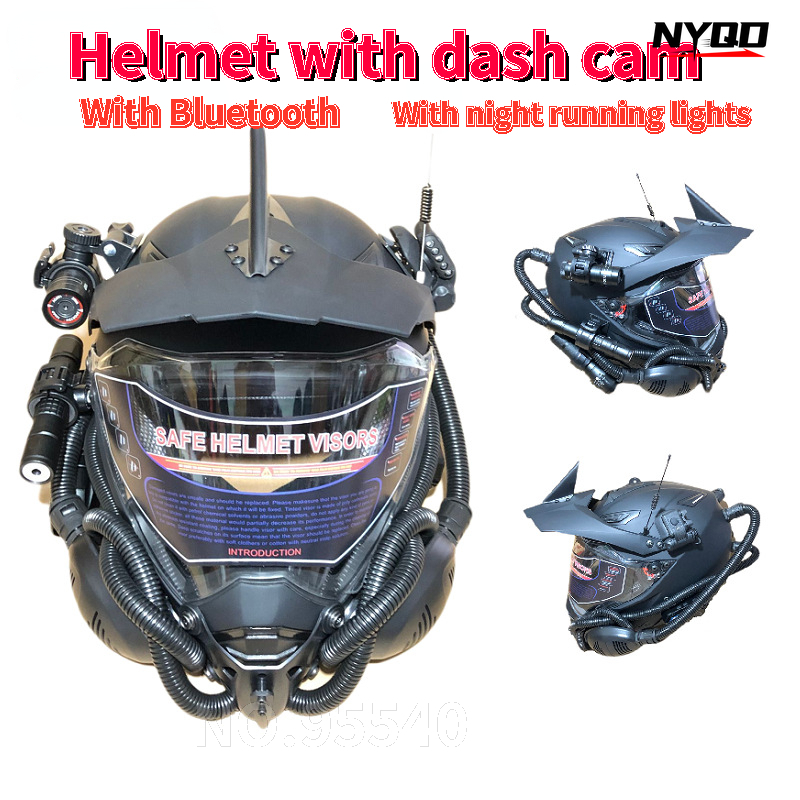 Rally helmet motorcycle helmet - Full Face Motorcycle Helmet With Bluetooth recension och pris