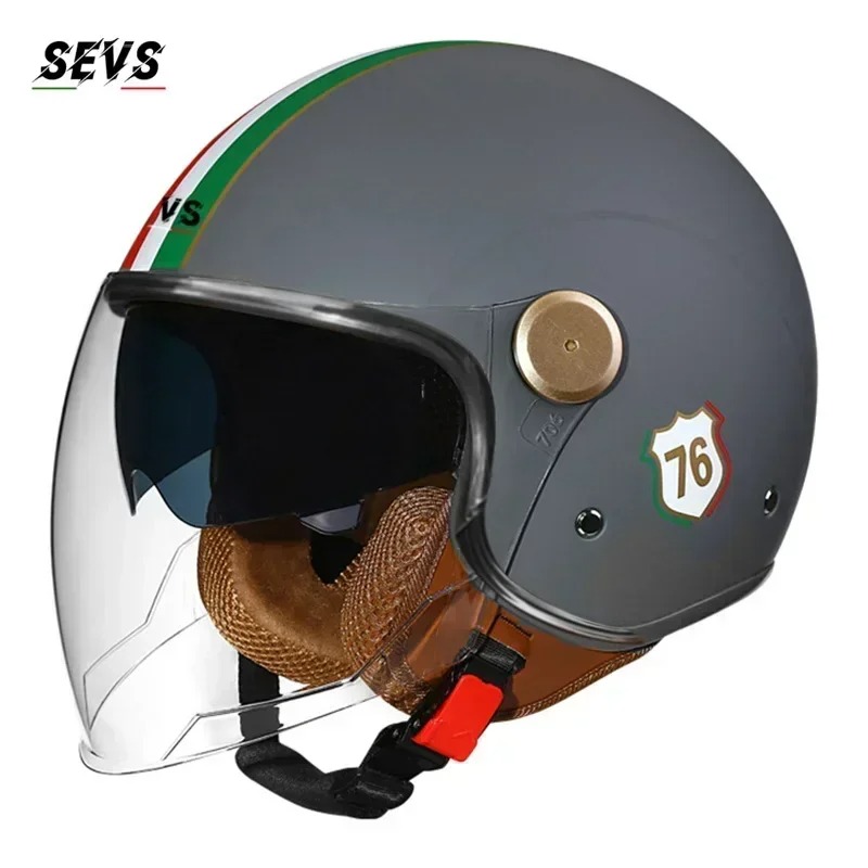 DOT Certification Open Face 3/ - Vintage Open Face Retro Helmet recension och pris