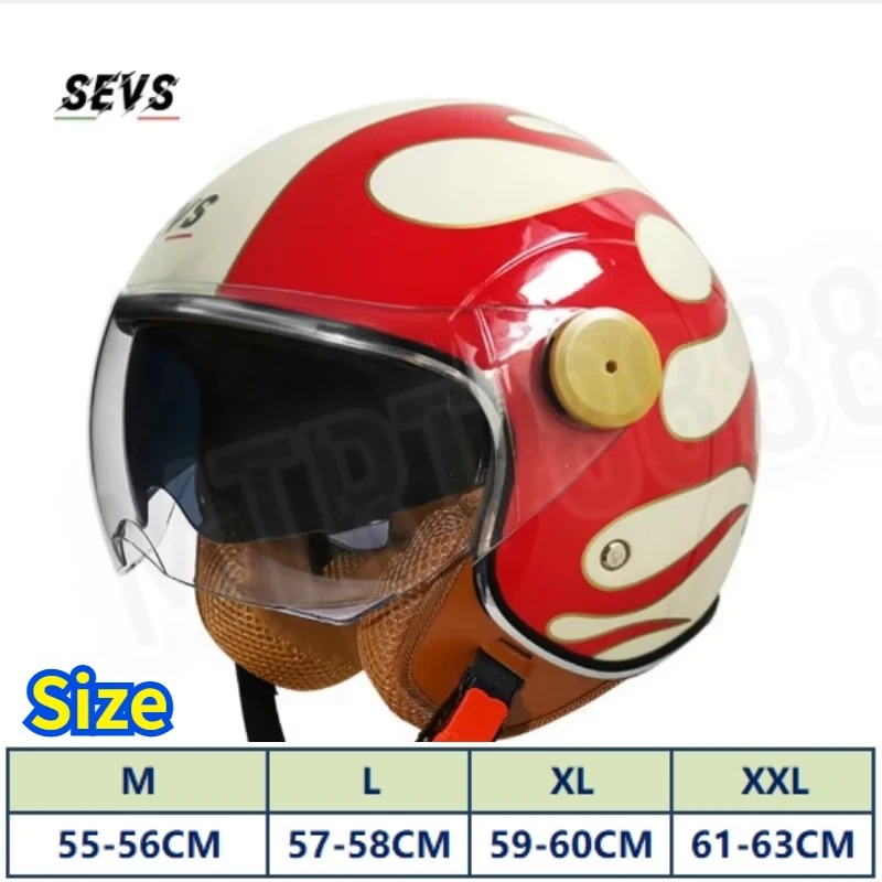 DOT Certification Open Face 3/ - Vintage Open Face Retro Helmet recension och pris