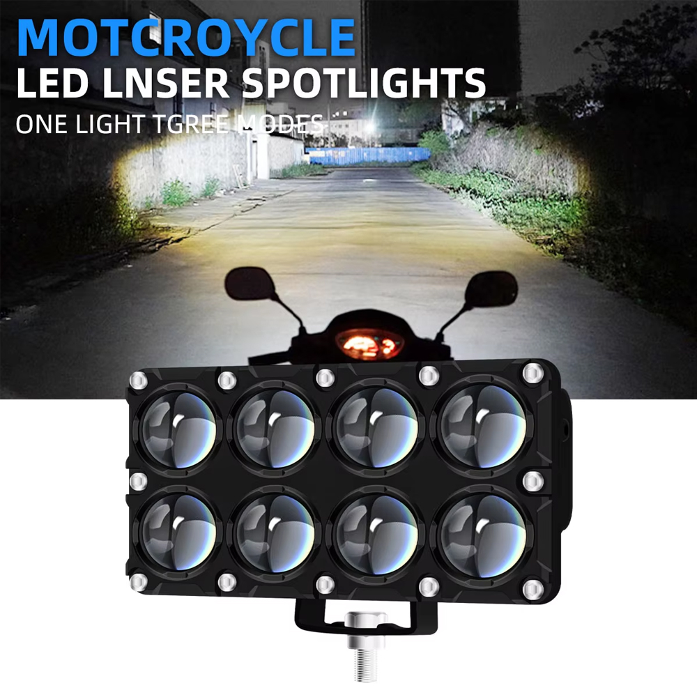 6/8/10 Lens Auxiliary Motorcyc - Universal Motorcycle Led Headlight Projector recension och pris