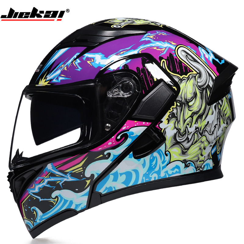 W Bluetooth Anti-fog Double Le - Full Face Motorcycle Helmet With Bluetooth recension och pris
