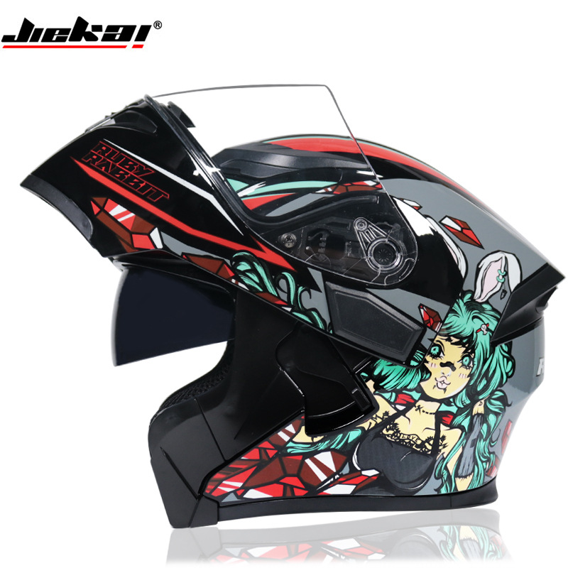 W Bluetooth Anti-fog Double Le - Full Face Motorcycle Helmet With Bluetooth recension och pris