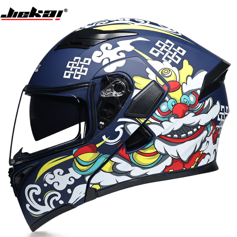 W Bluetooth Anti-fog Double Le - Full Face Motorcycle Helmet With Bluetooth recension och pris