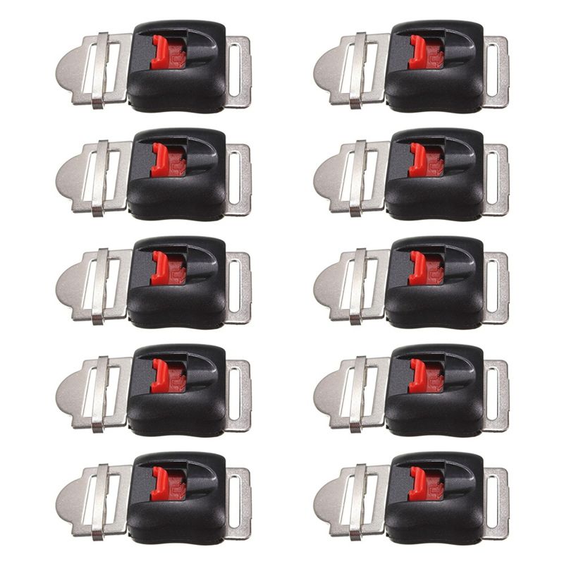Powerful 10Pcs Universal Motor - Quick Release Buckle Motorcycle Helmet recension och pris