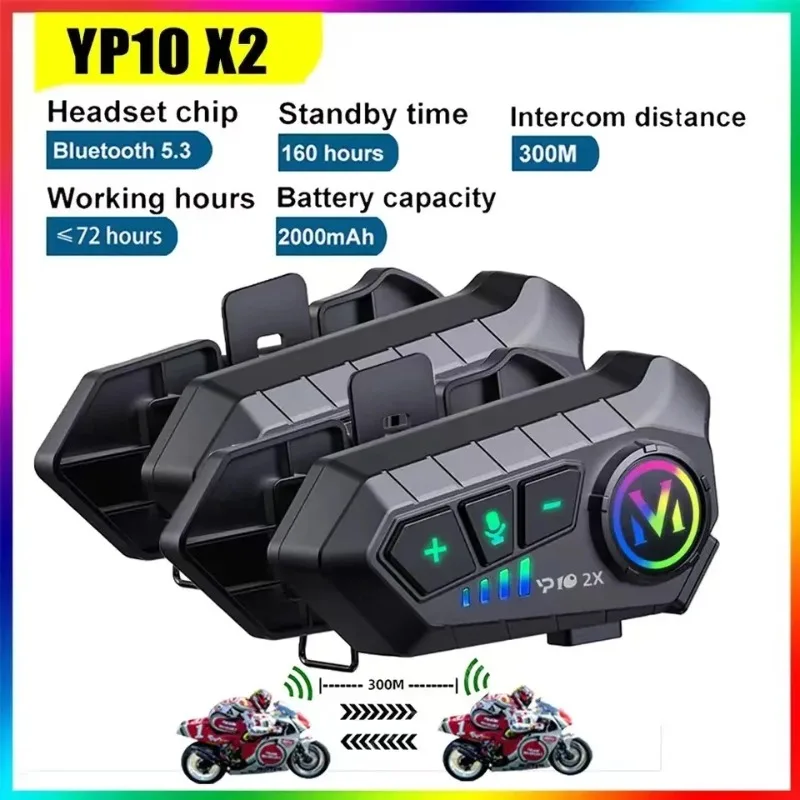 Y10 2X Bluetooth Motorcycle He - Full Face Motorcycle Helmet With Bluetooth recension och pris