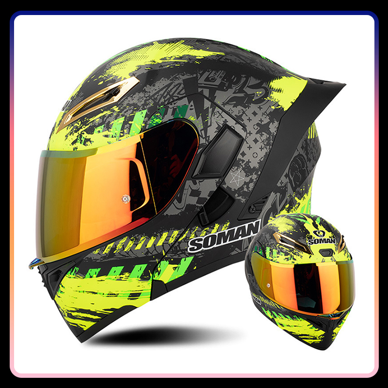 Men Women Motorcycle Helmets F - Modular Flip Up Motorcycle Helmet Dot Approved recension och pris