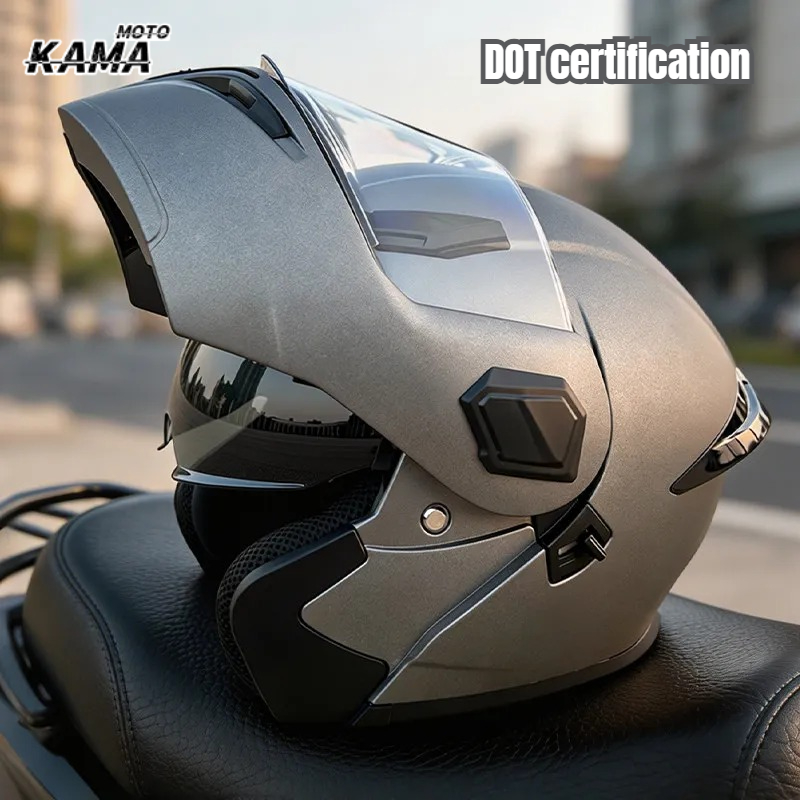 Flip Up Modular Motorcycle Hel - Modular Flip Up Motorcycle Helmet Dot Approved recension och pris