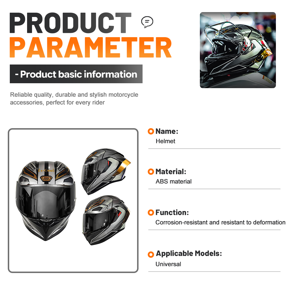 Stylish Full-Face Motorcycle H - Dual Visor Motorcycle Racing Helmet recension och pris