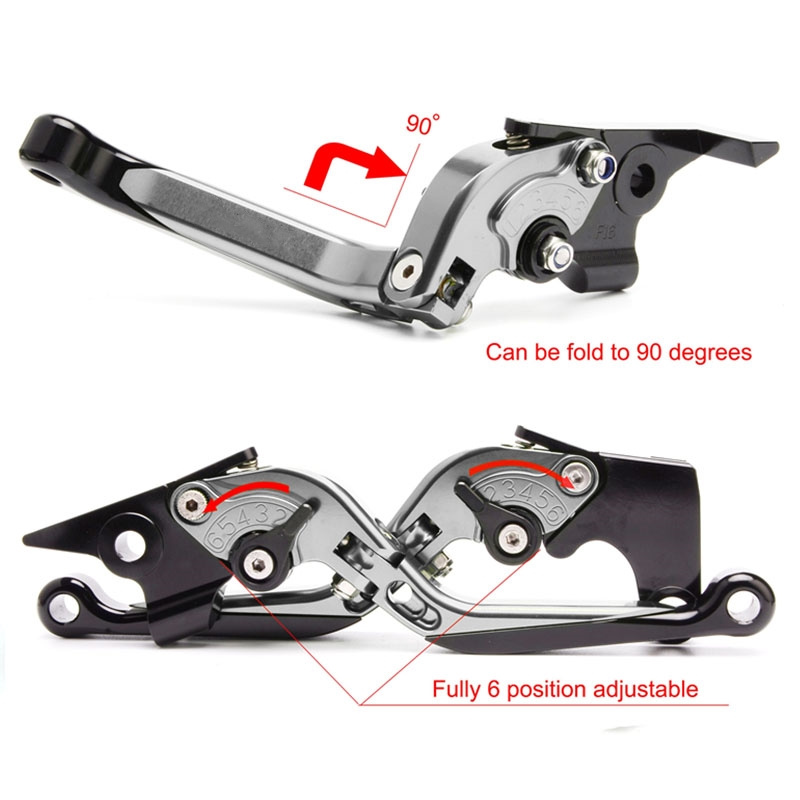 For MT-07 FZ-07 MT 07 FZ07 MT0 - Cnc Aluminum Adjustable Brake Clutch Levers recension och pris