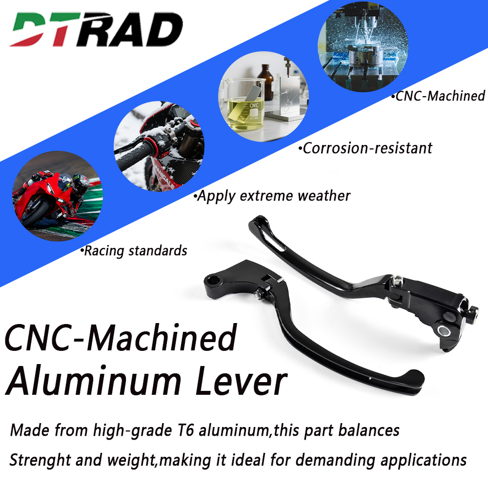 Motorcycle CNC Folding Clutch  - Cnc Aluminum Adjustable Brake Clutch Levers recension och pris