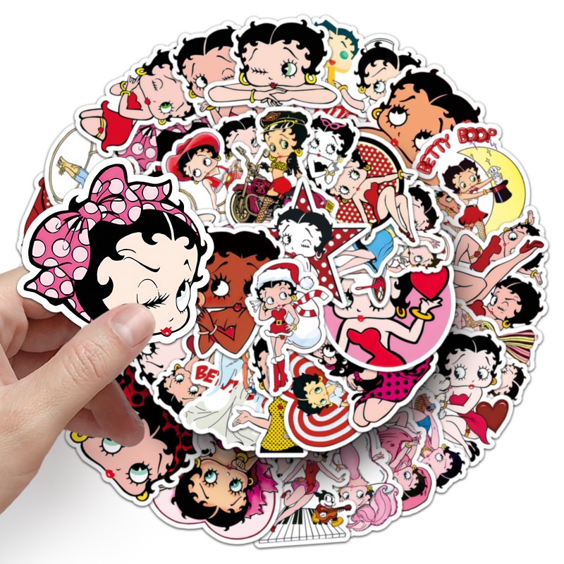 Betty Boop 50 stickers high co - Atv Parts recension och pris